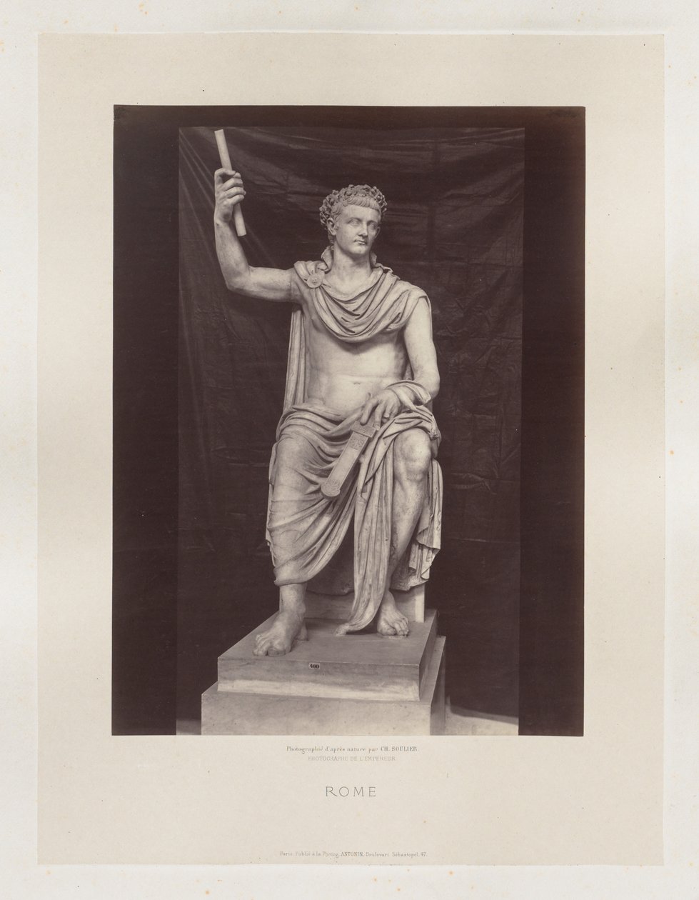 Statue of Tiberius, Vatican by Charles Soulier