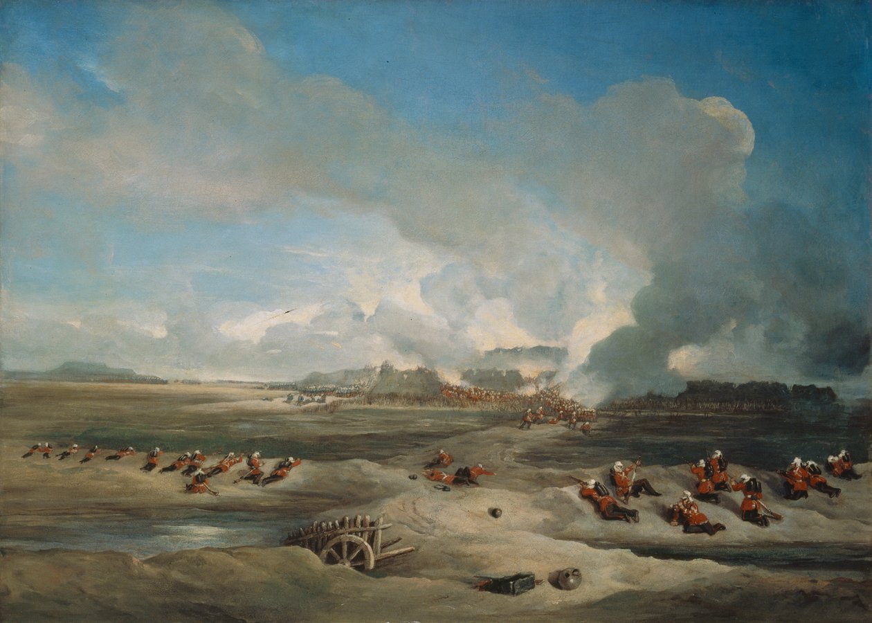 The Storming and Capture of the North Fort, Peiho, on the 21st August 1860 by Charles Stewart Hardinge