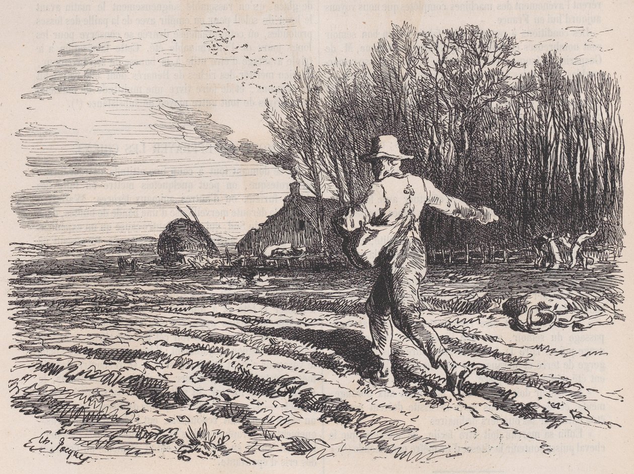 Scattering Seed, from Le Magasin Pittoresque by Charles Tamisier