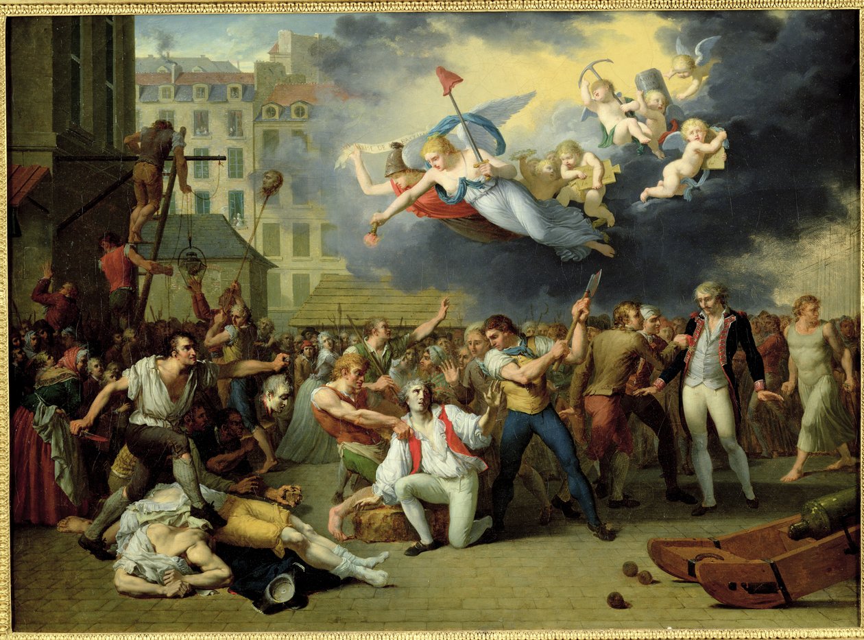 Massacre of the Marquis de Pellepont, 14th July 1789 by Charles Thevenin