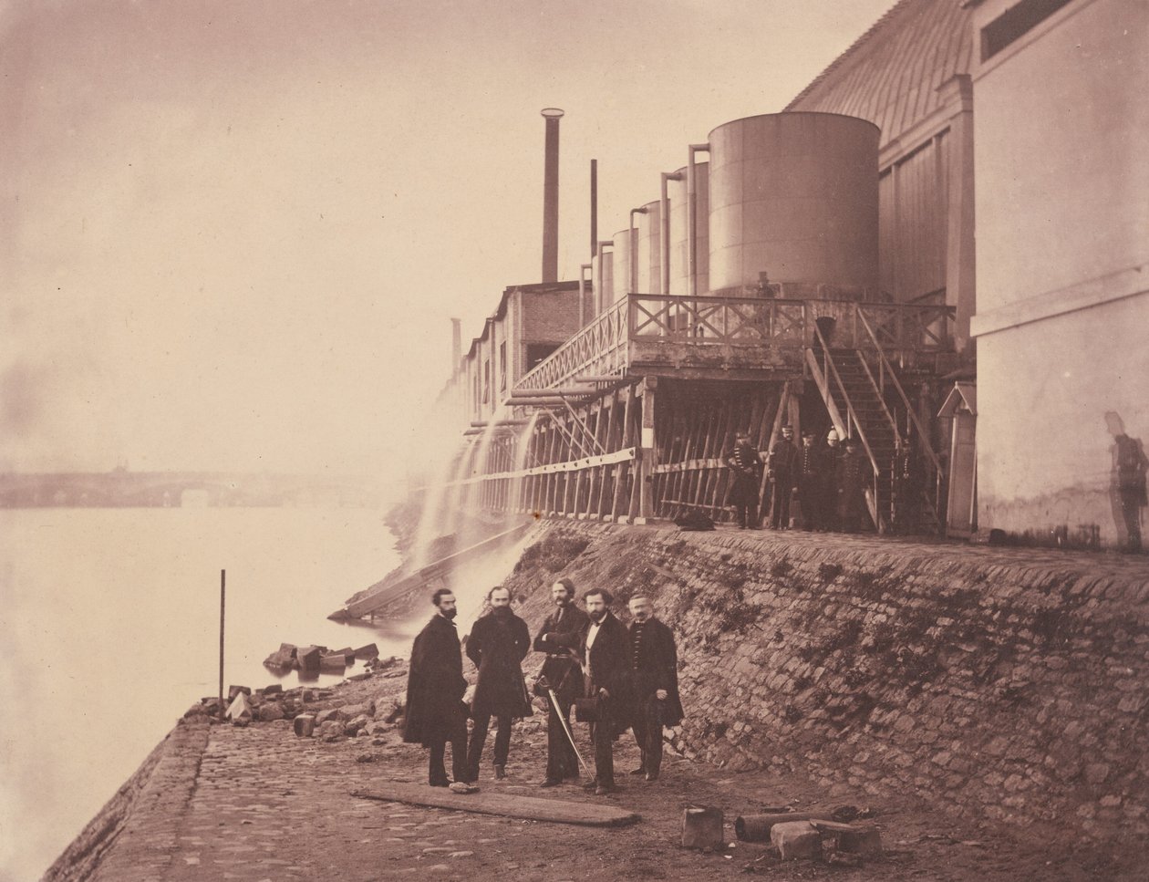 Water Tanks Outside of Annex, Paris Exposition Universelle by Charles Thurston Thompson