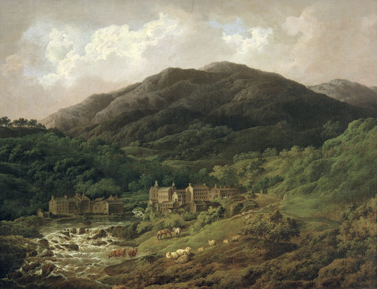 Backbarrow Cotton Mill by Charles Towne
