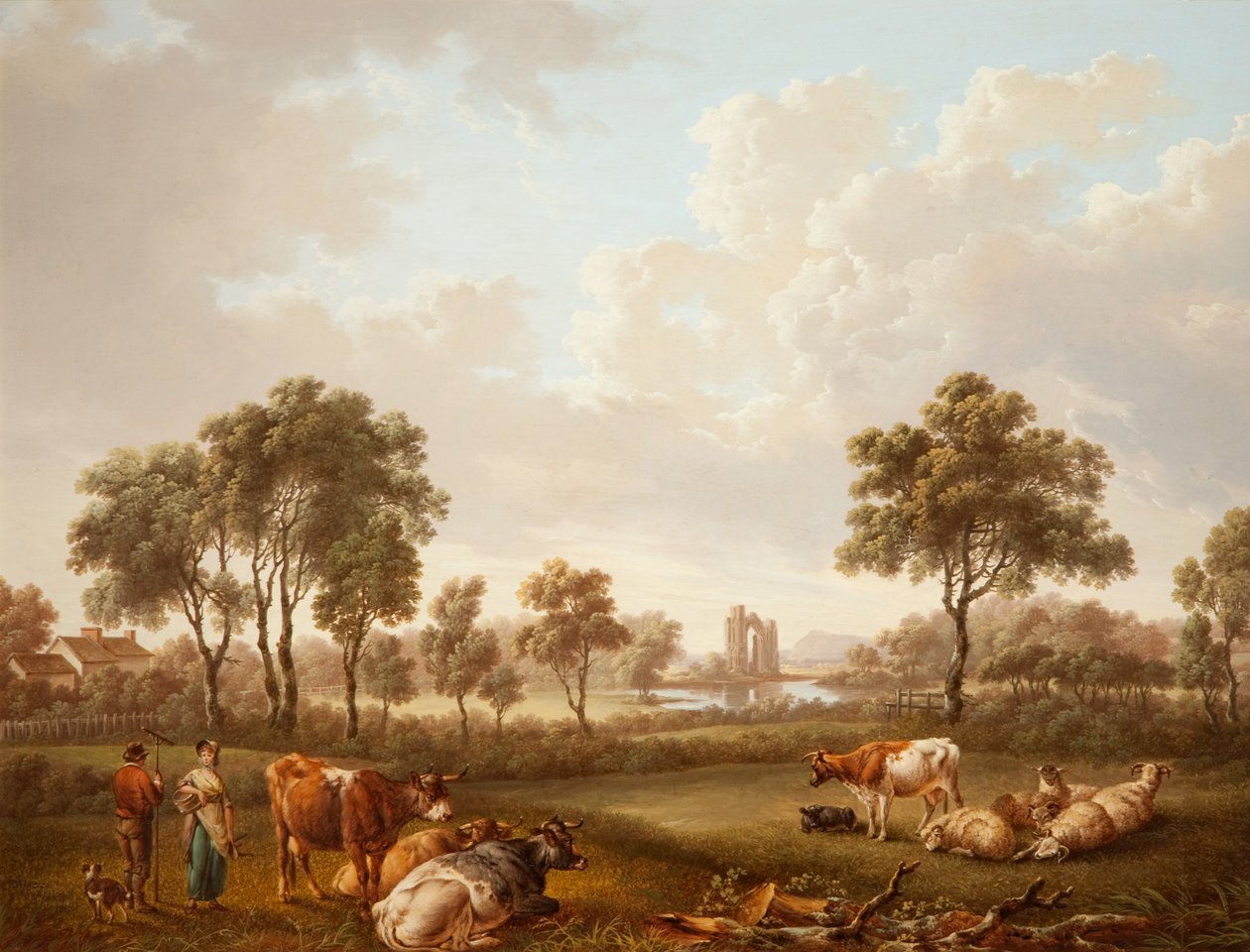 Landscape with Figures by Charles Towne
