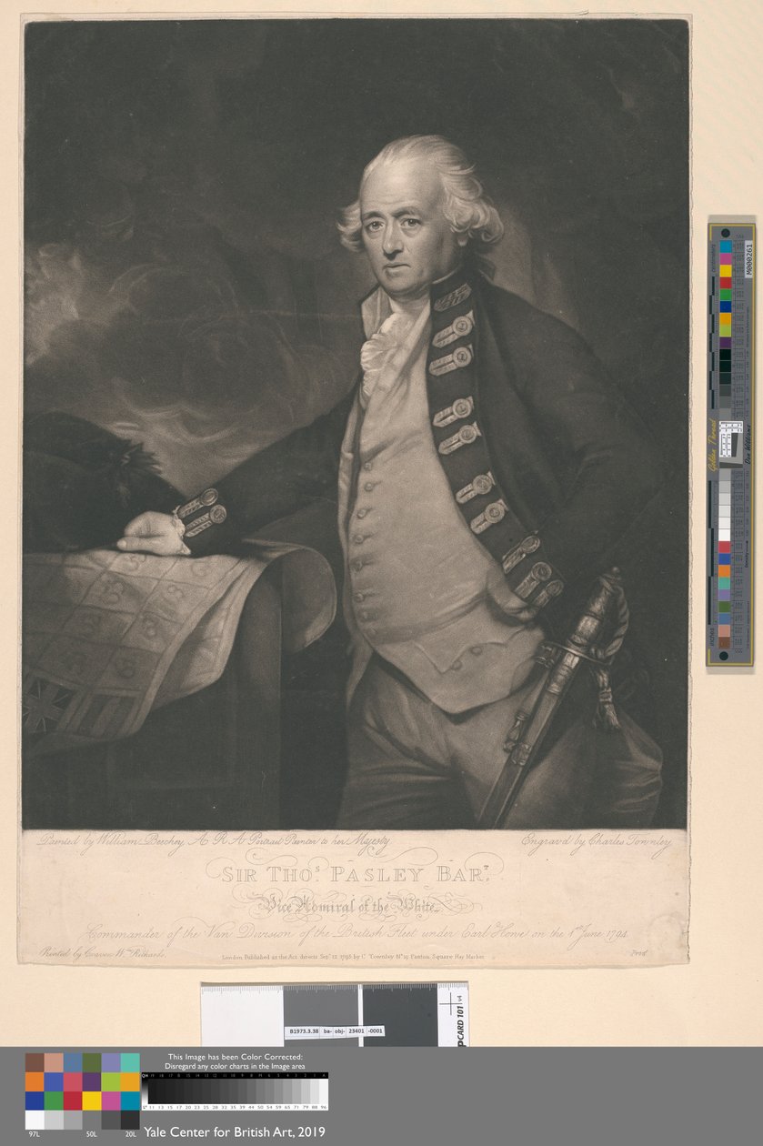 Sir Thomas Pasley by Charles Townley: Buy fine art prints