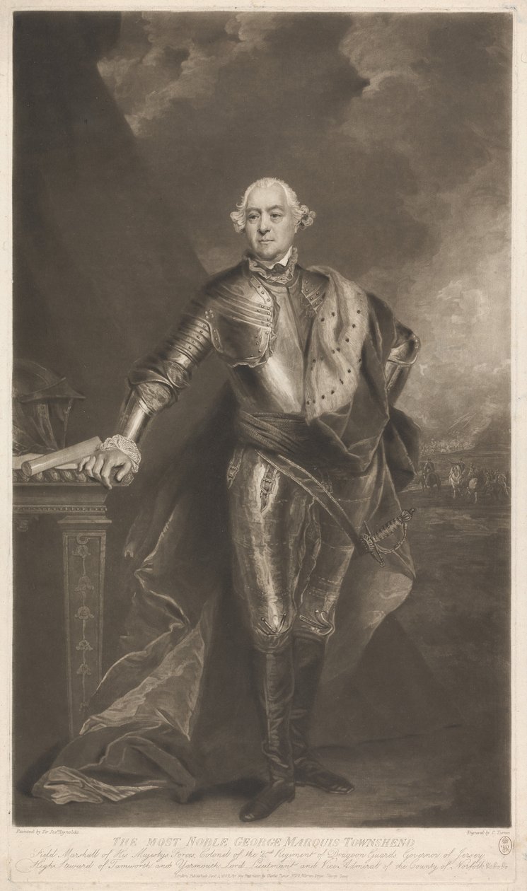George, First Marquis Townshend by Charles Turner