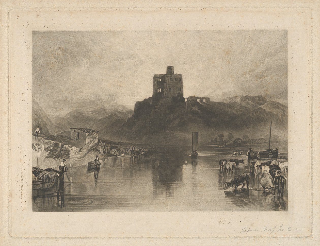 Norham Castle, on the River Tweed by Charles Turner
