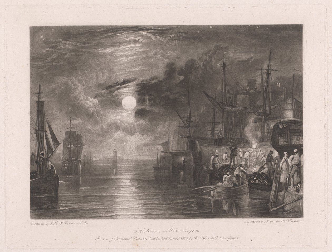Shields, on the River Tyne by Charles Turner