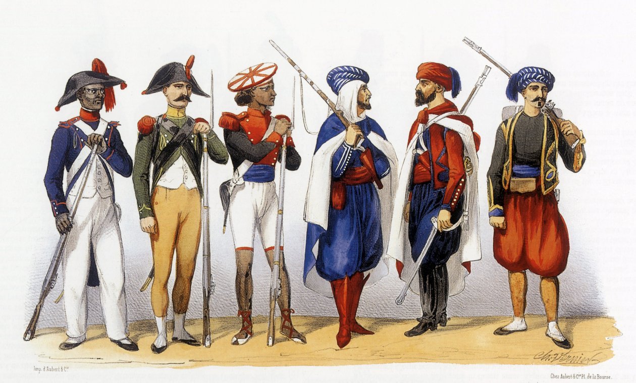 Uniforms of French Colonial Army by Charles Vernier