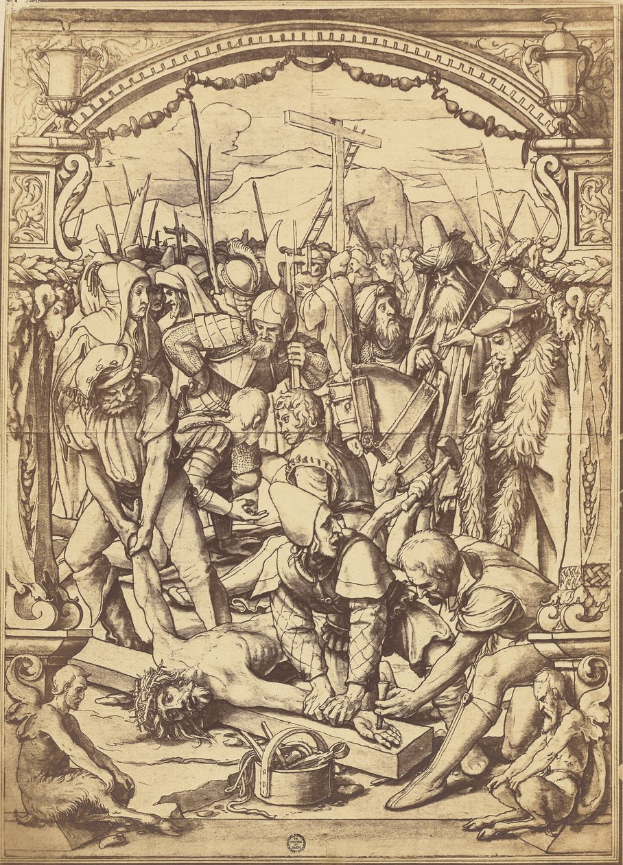 Christ Nailed to the Cross by Charles Von Bouell