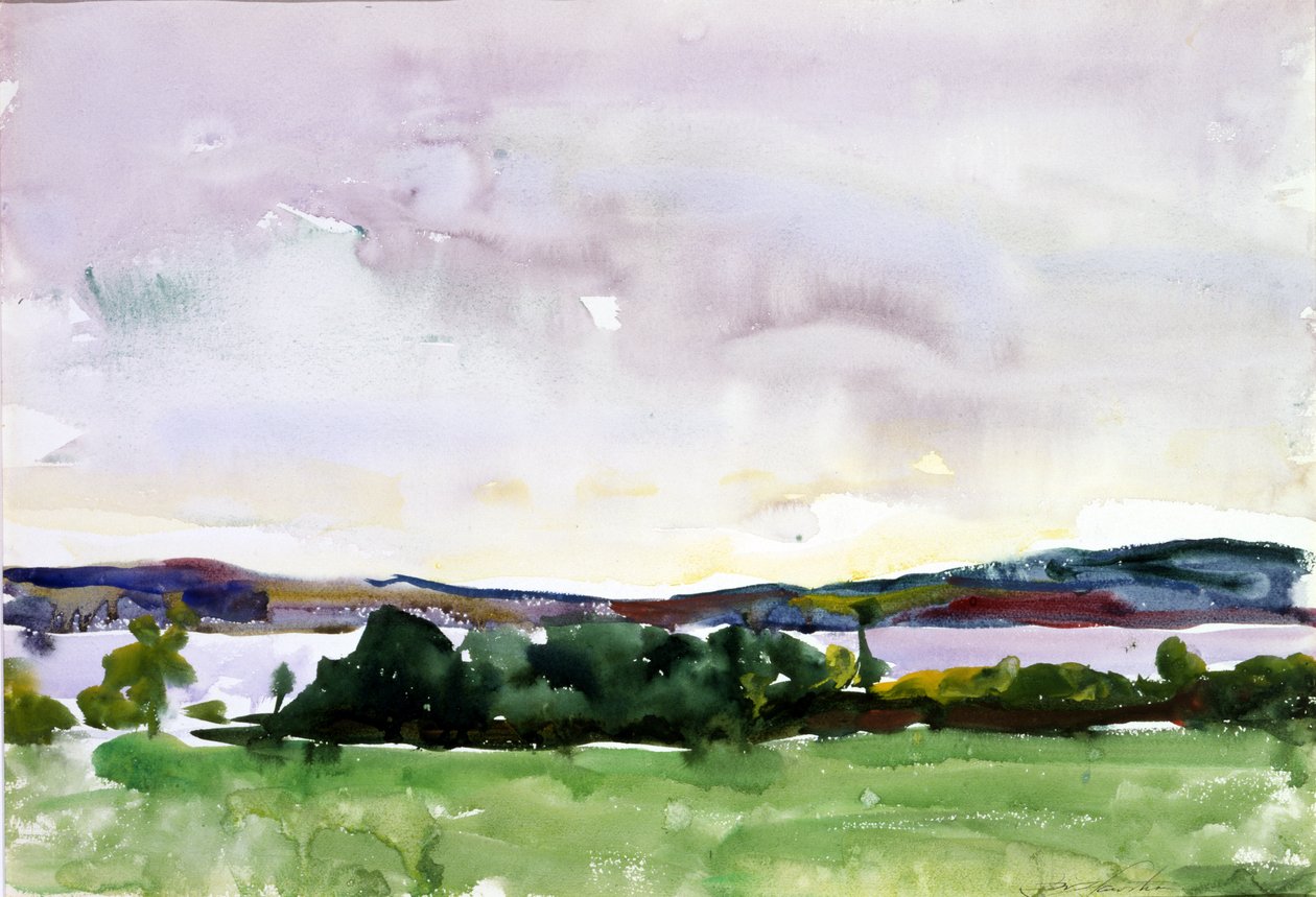 New Hampshire Lake--Raymond by Charles Webster Hawthorne