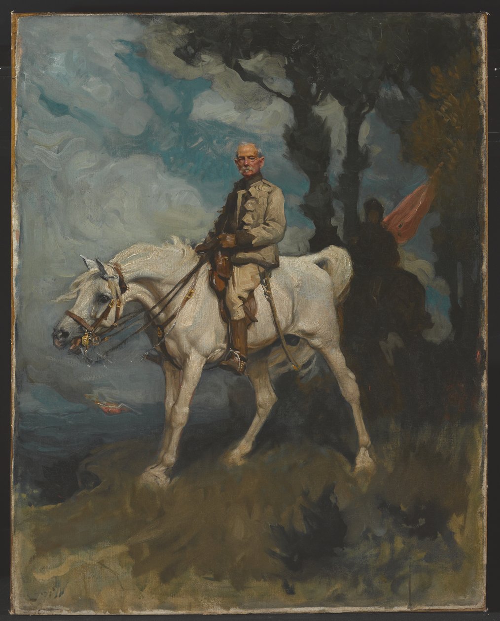 General Sir Frederick Sleigh Roberts on His Horse Vonolel by Charles Wellington Furse