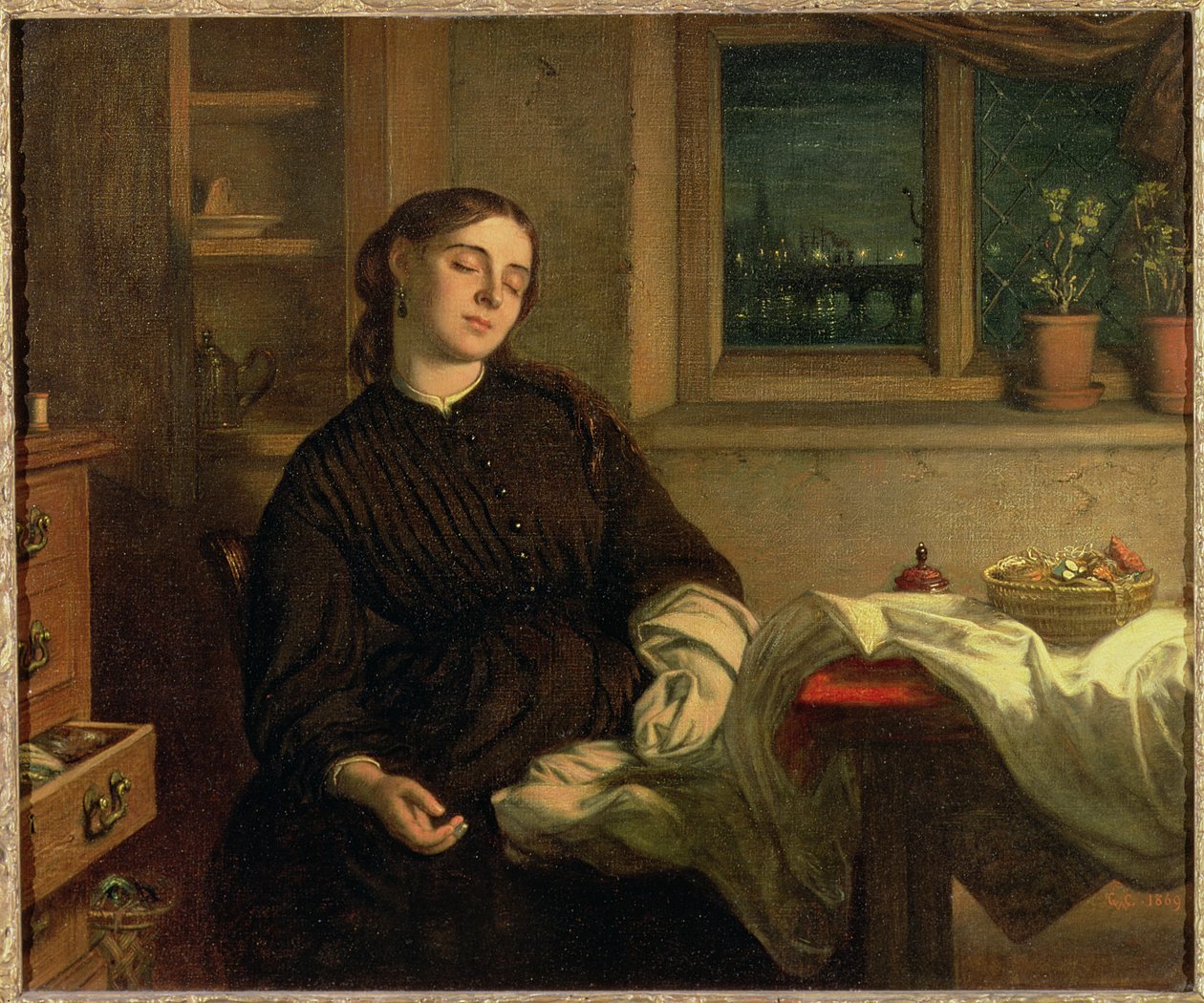 Home Dreams, 1869 by Charles West Cope