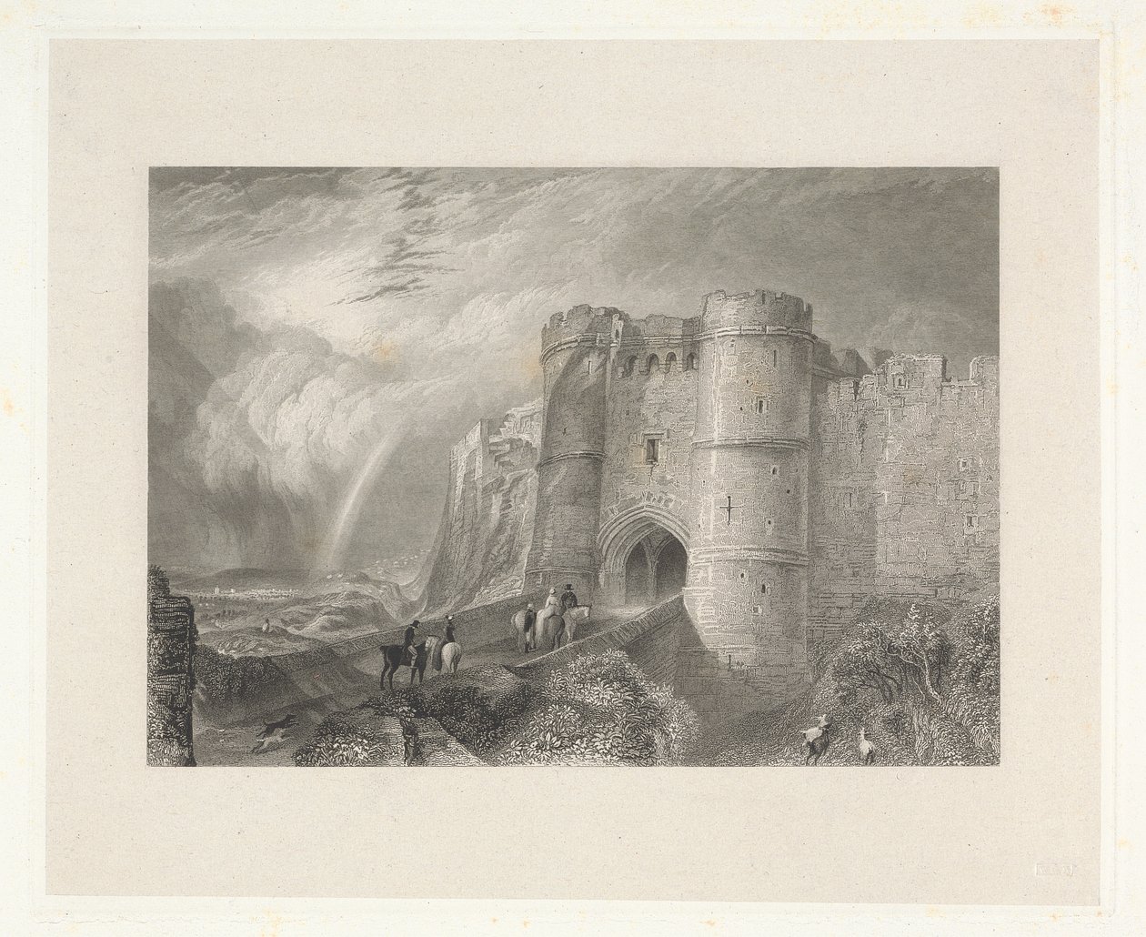 Carisbrook Castle, Isle of Wight by Charles Westwood