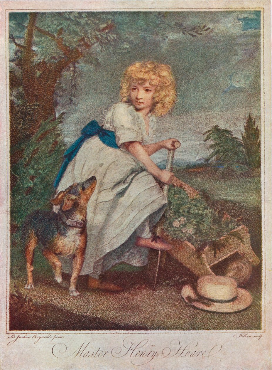 Master Henry Hoare 1784-1836, as a Boy, Gardening by Charles Wilkinson