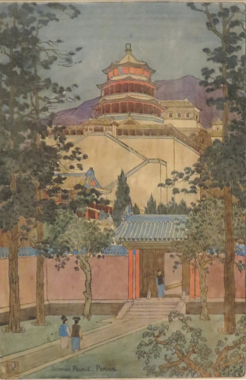 Summer Palace, Peking by Charles William Bartlett