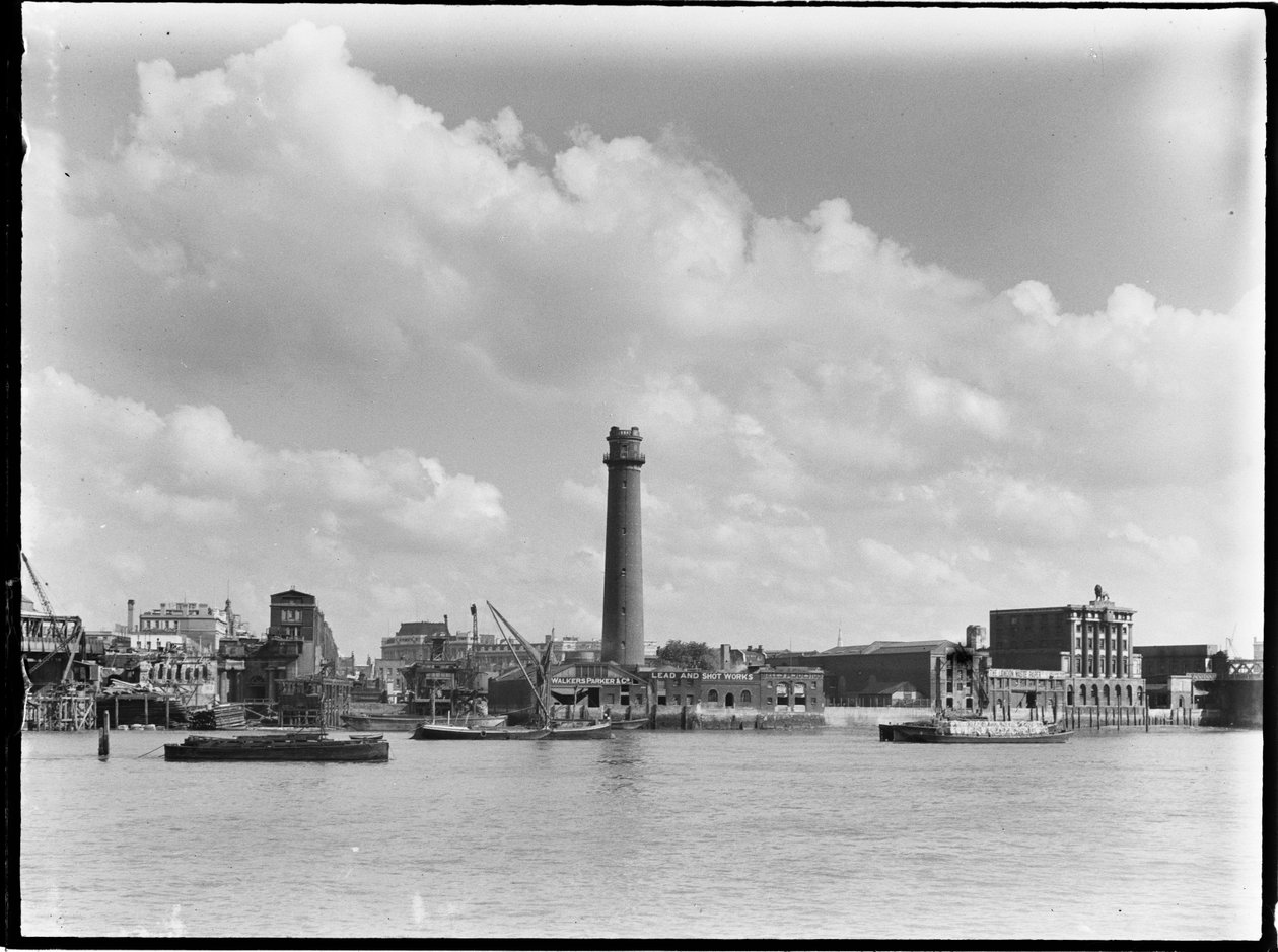 Shot Tower and Lead Works, Belvedere Road, Lambeth, Greater London Authority by Charles William Prickett