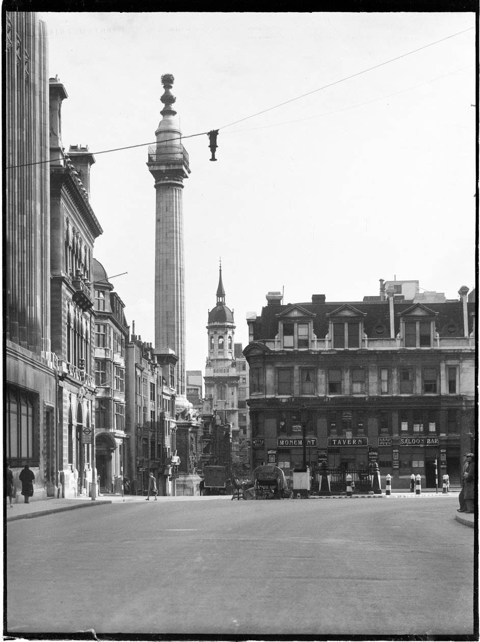 The Monument, Monument Street, City and County of the City of London by Charles William Prickett
