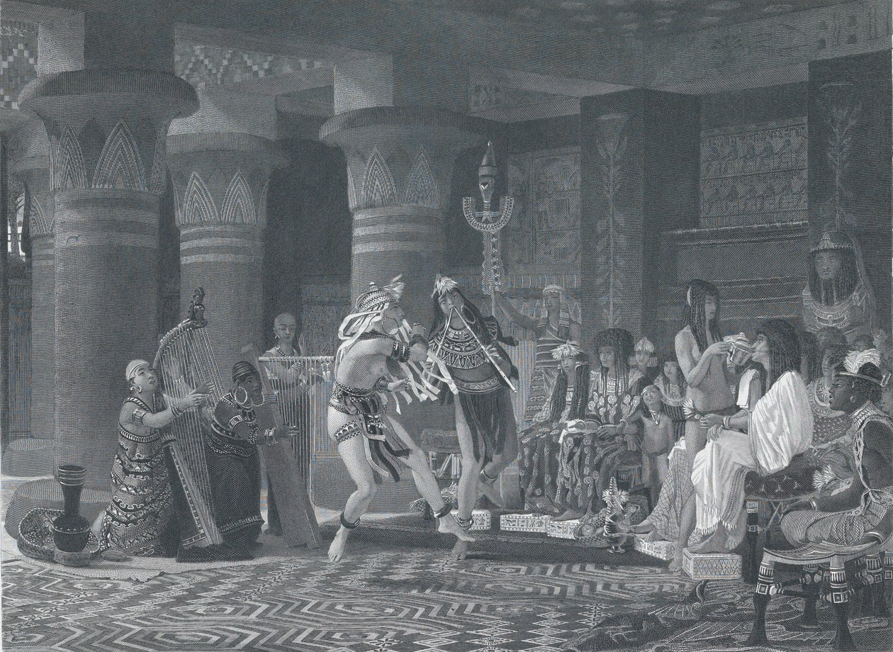 Pastime in Ancient Egypt, 1876 by Charles William Sharpe