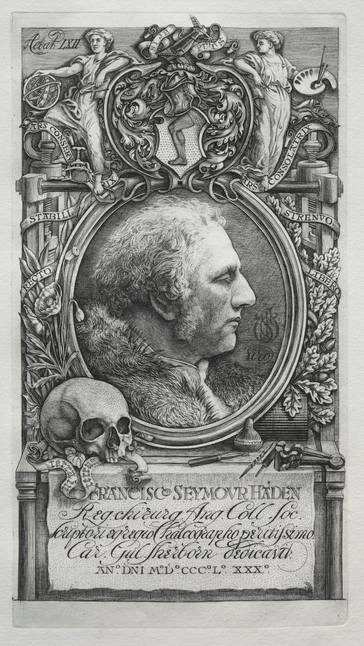 Hadeniana - Portrait of Sir Francis Seymour Haden, 1880 by Charles William Sherborn