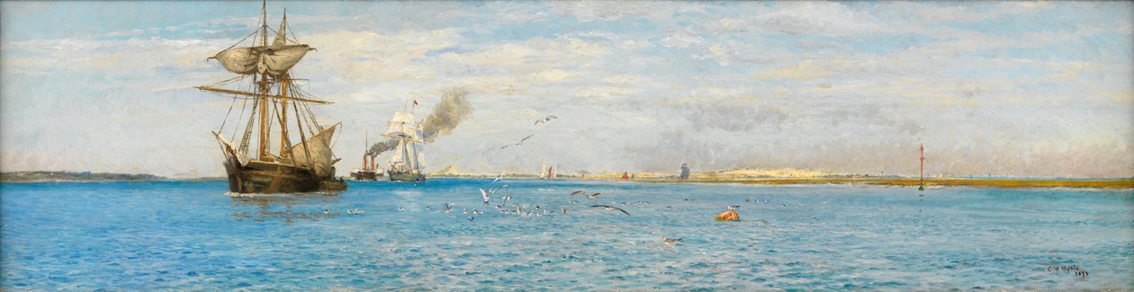 Southampton Water by Charles William Wyllie