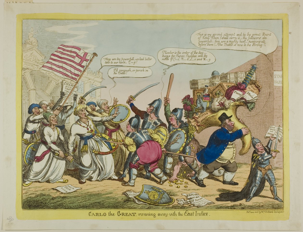 Carlo the Great, Running Away with the East Indies by Charles Williams
