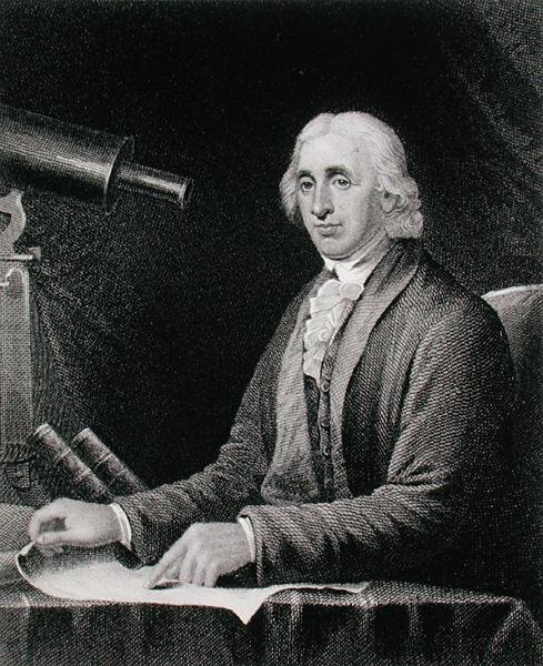 Portrait of David Rittenhouse (1732-96), engraved by James Barton Longacre (1794-1869) by Charles Willson (after) Peale