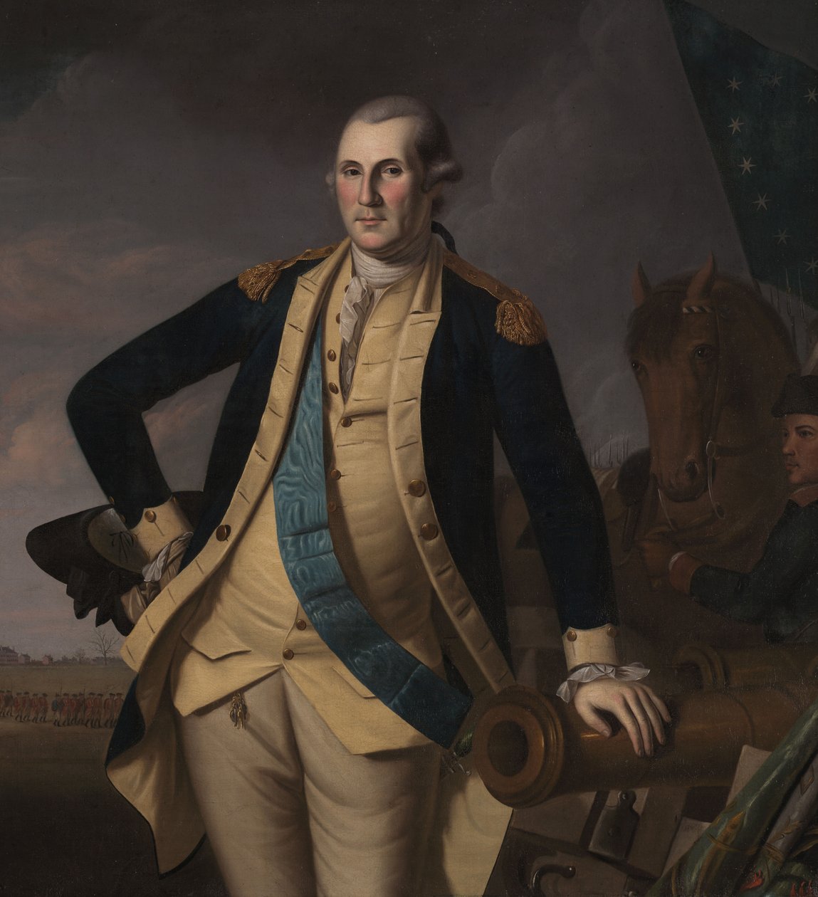George Washington at the Battle of Princeton by Charles Willson (and workshop) Peale