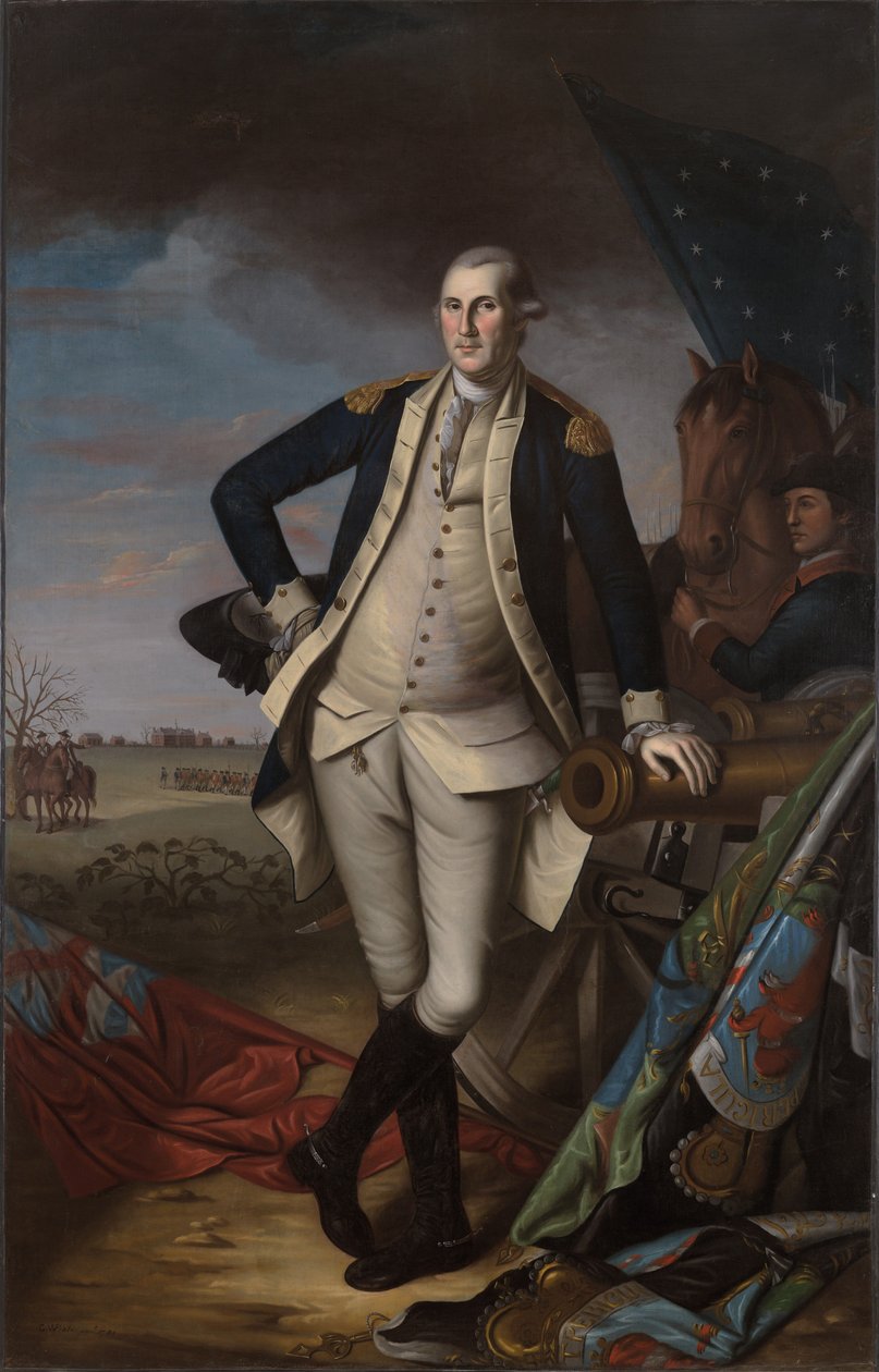 George Washington at the Battle of Princeton by Charles Willson Peale