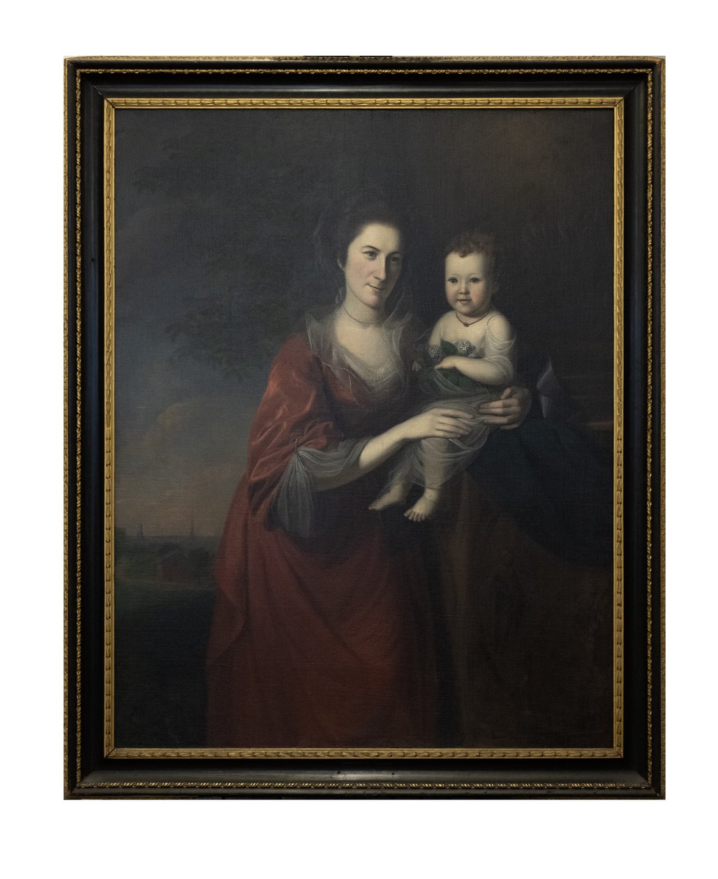 Mrs. Mary Norris Dickinson and Her Daughter by Charles Willson Peale