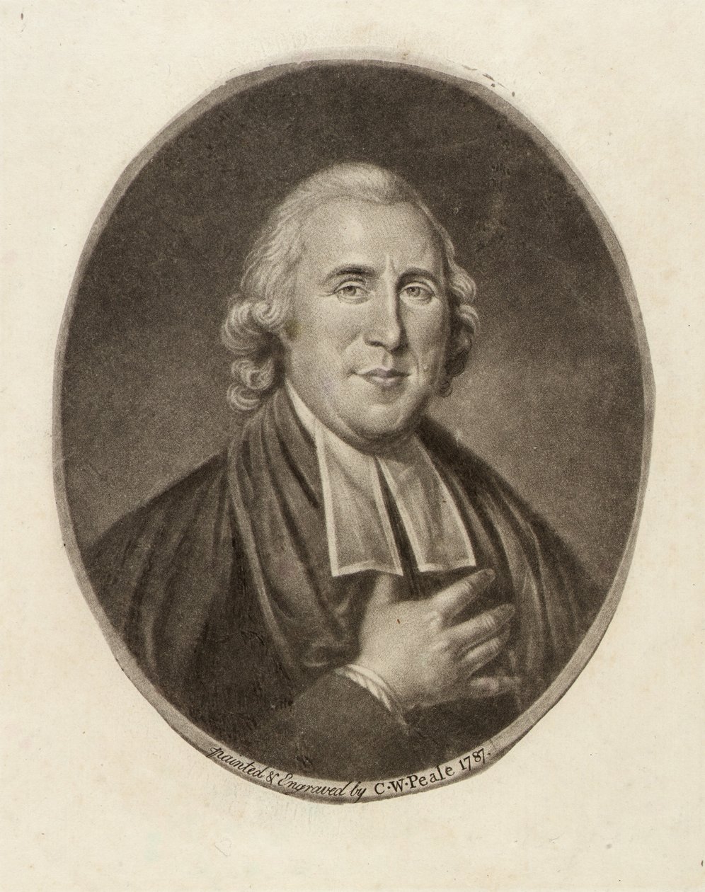 Rev. Joseph Pilmore by Charles Willson Peale