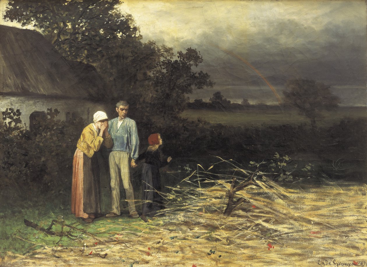 The Lost Harvest by Charles de (1825 70) Groux