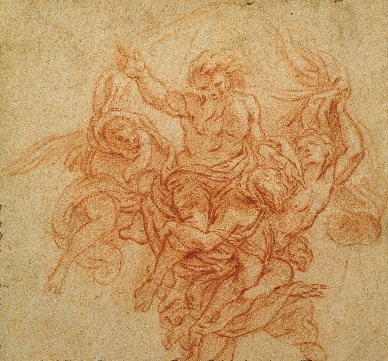 God the Father Supported by Angels by Charles de la Fosse