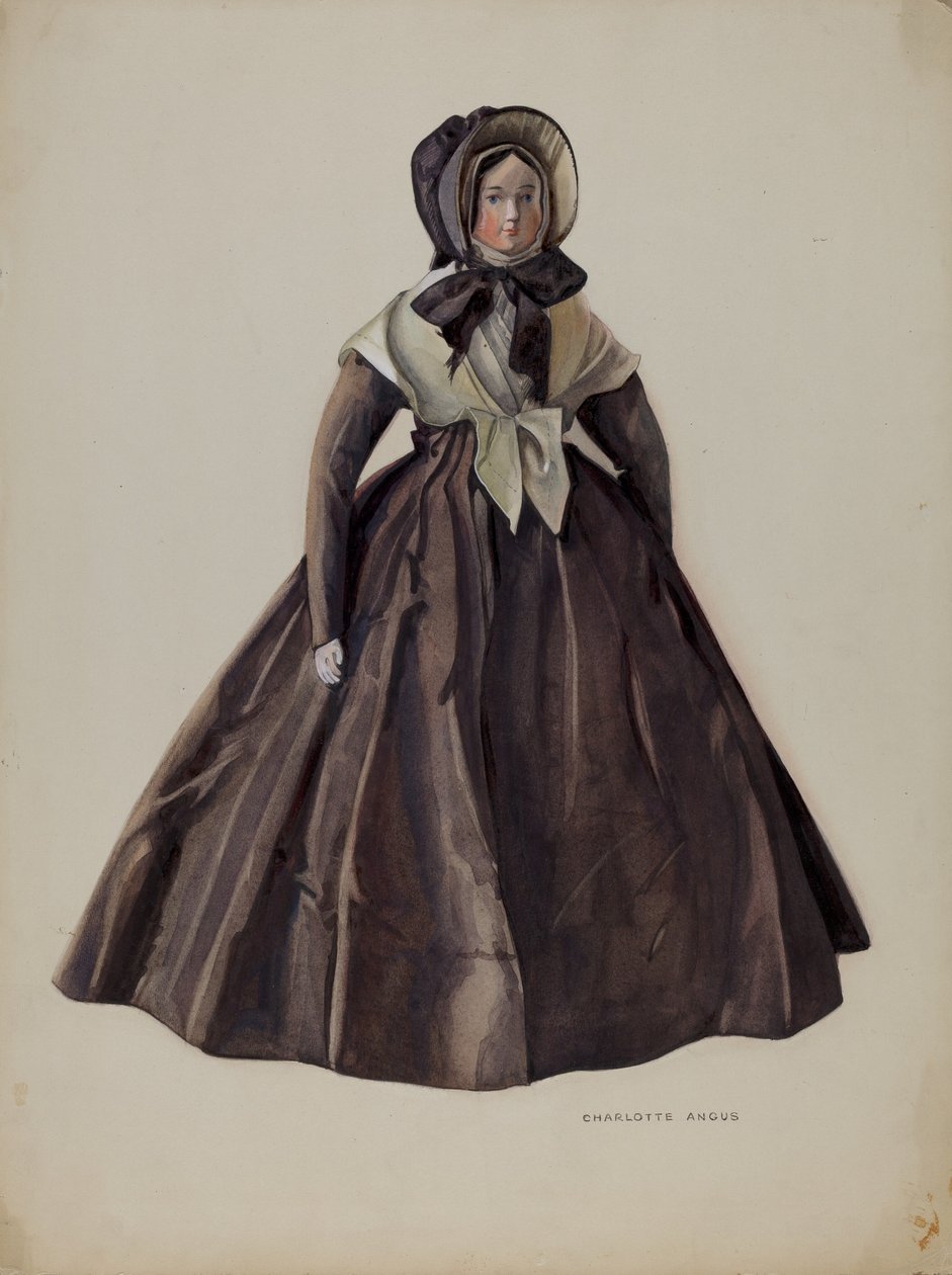 Quaker Costume Doll by Charlotte Angus