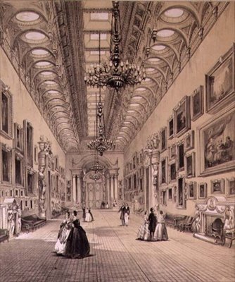 The Picture Gallery at Buckingham Palace, c.1880 by Charlotte Campbell