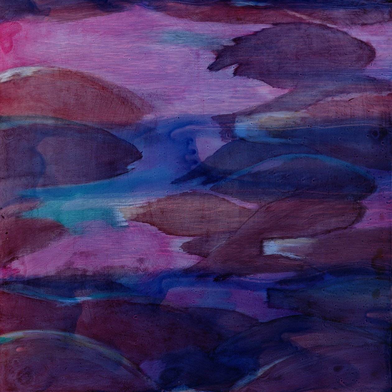 Purple Parrots VI by Charlotte Johnstone