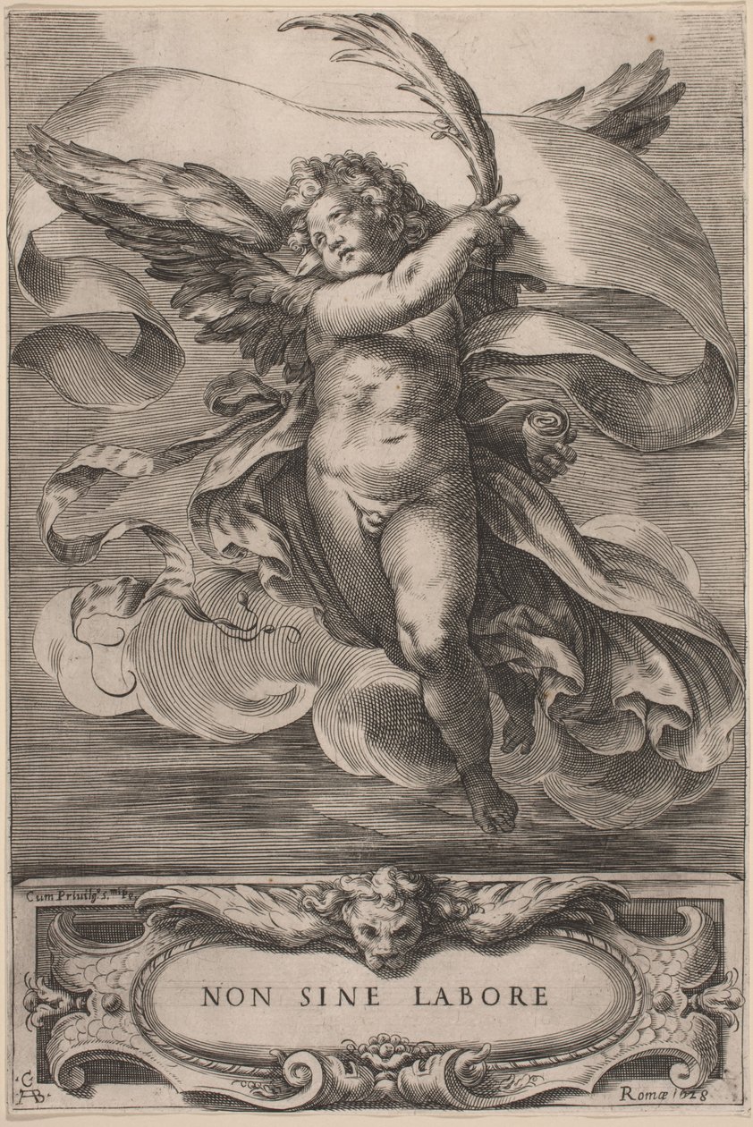 An Allegorical Figure: Non Sine Labore by Cherubino Alberti