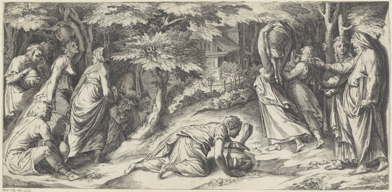 The Israelites Fleeing Egypt by Cherubino Alberti