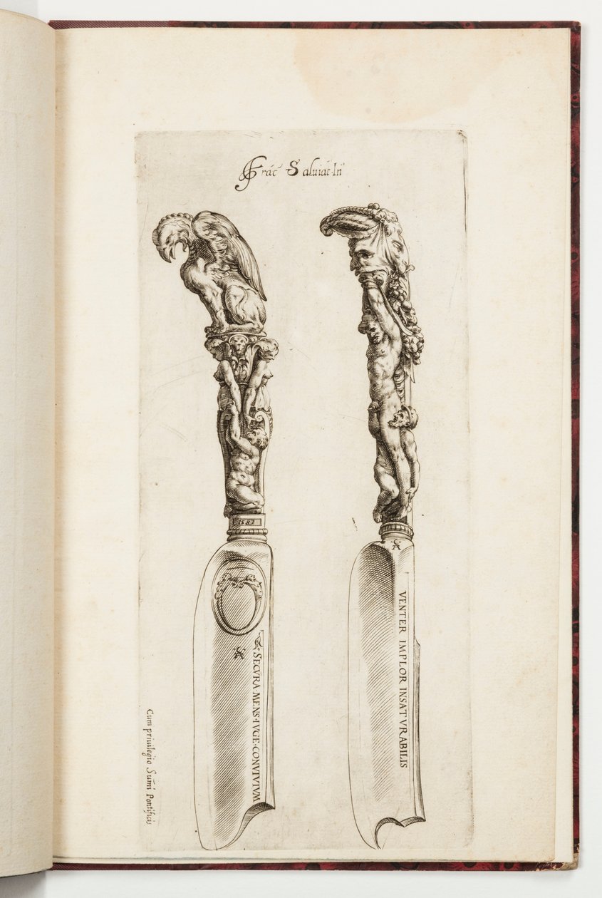 Design for Two Knife Handles by Cherubino Alberti