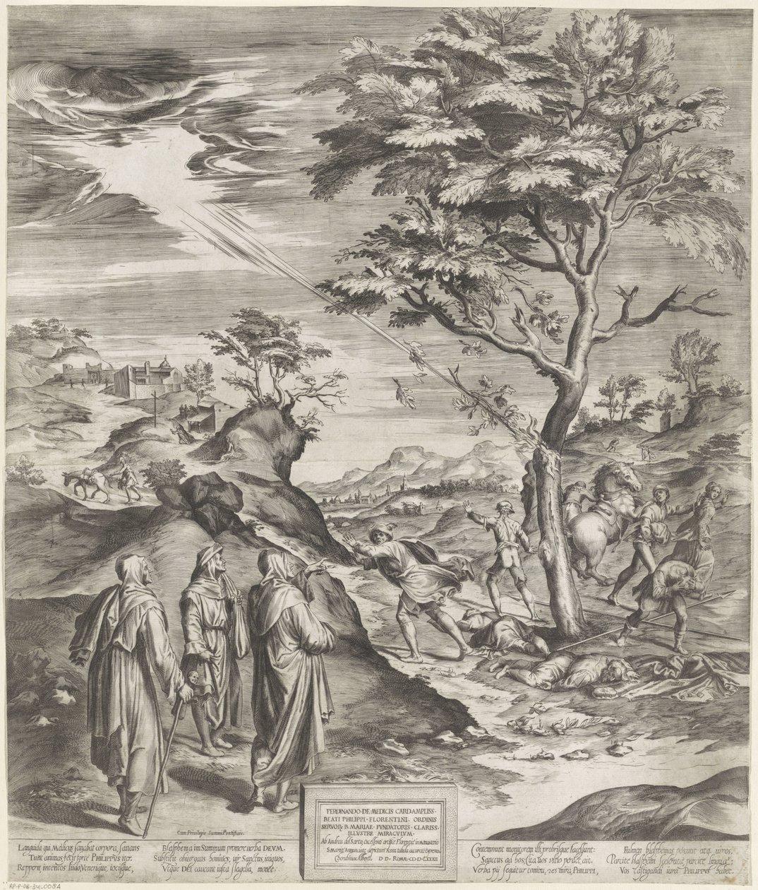 Saint Philip Benizi of the Servites Punishes the Blasphemers by Cherubino Alberti