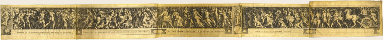 The Rape of the Sabine Women and The Triumph of Two Emperors by Cherubino Alberti after Polidoro da Caravaggio