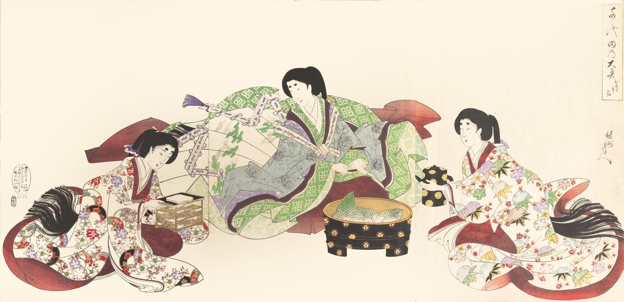 Chiyoda Castle Album of Women by Chikanobu Yoshu