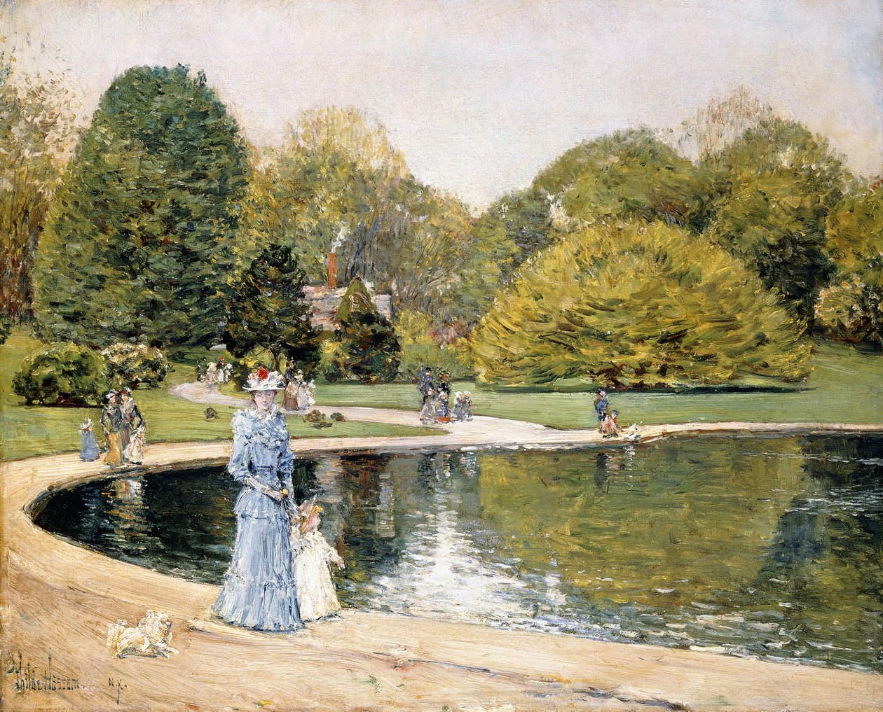 Central Park by Childe Frederick Hassam