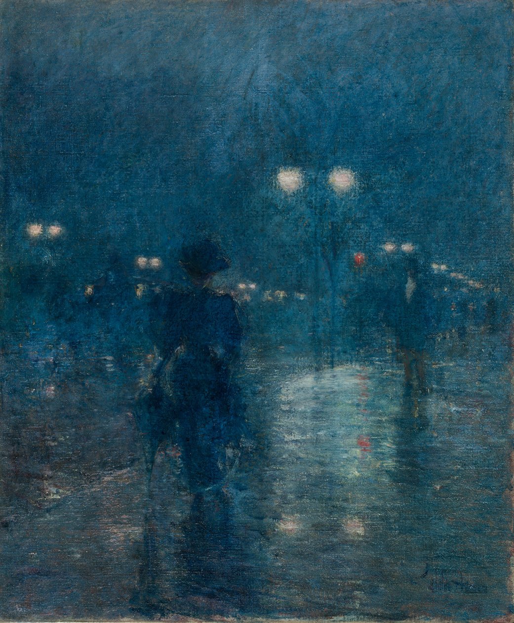 Fifth Avenue Nocturne by Childe Frederick Hassam