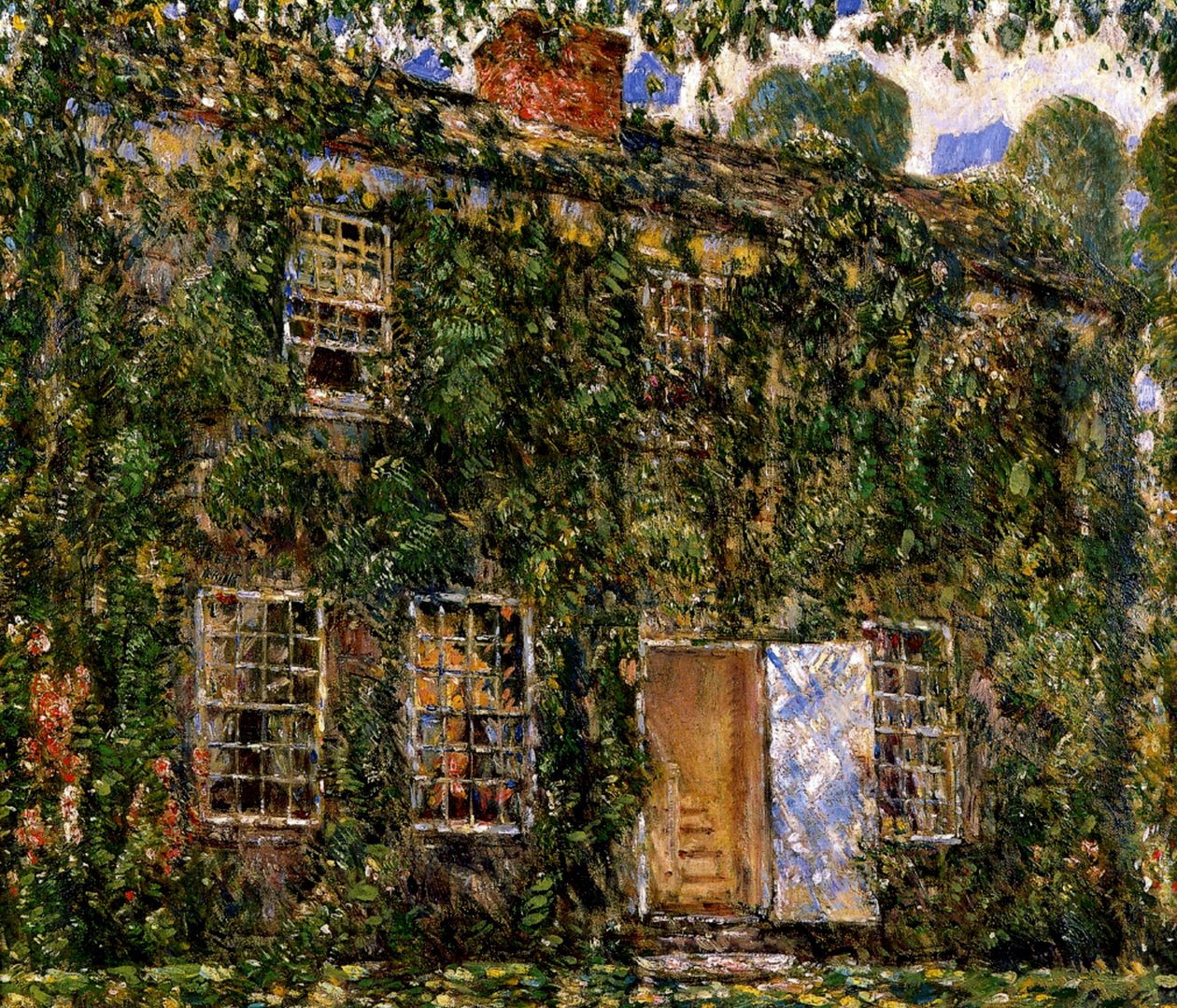 Home Cottage, East Hampton, c.1916 by Childe Frederick Hassam