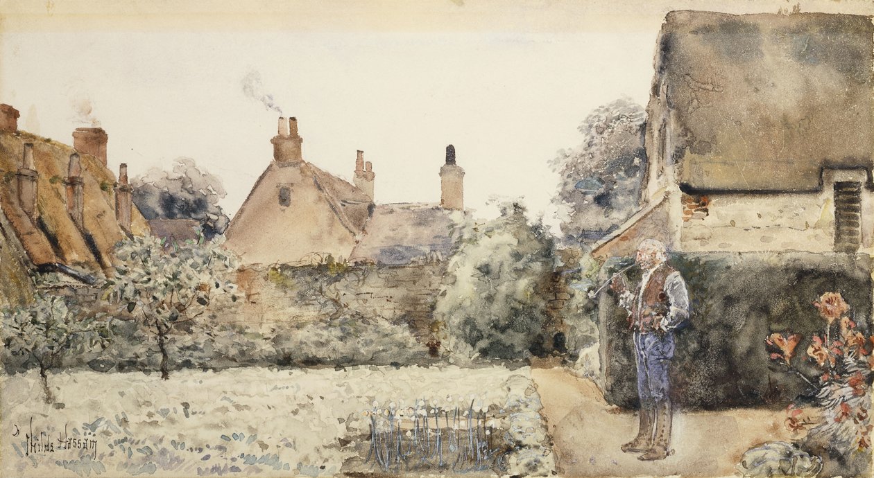 In the Garden by Childe Frederick Hassam