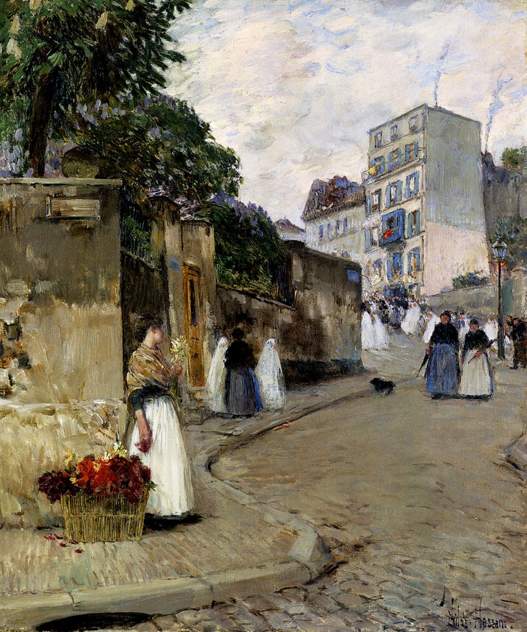 Montmartre, Paris by Childe Frederick Hassam