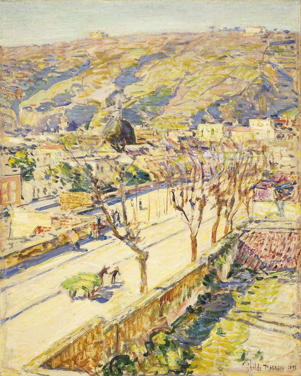 Posillipo, Italy by Childe Frederick Hassam