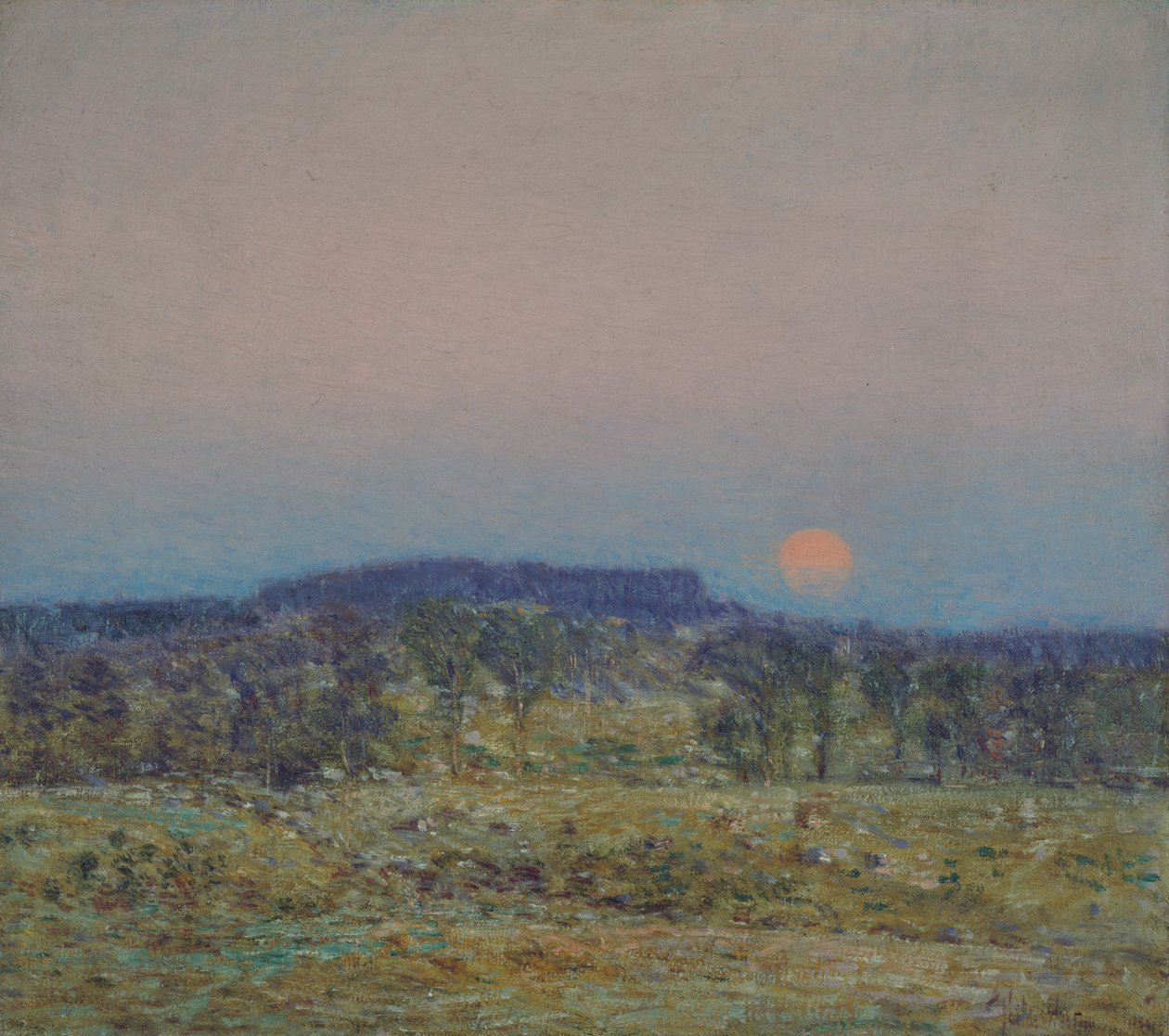 September Moonrise by Childe Frederick Hassam