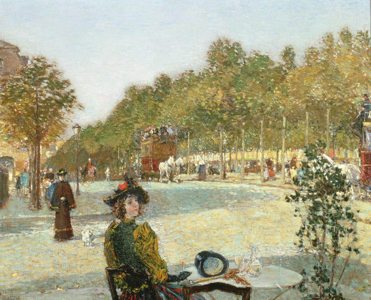 September Sunlight, Paris by Childe Frederick Hassam