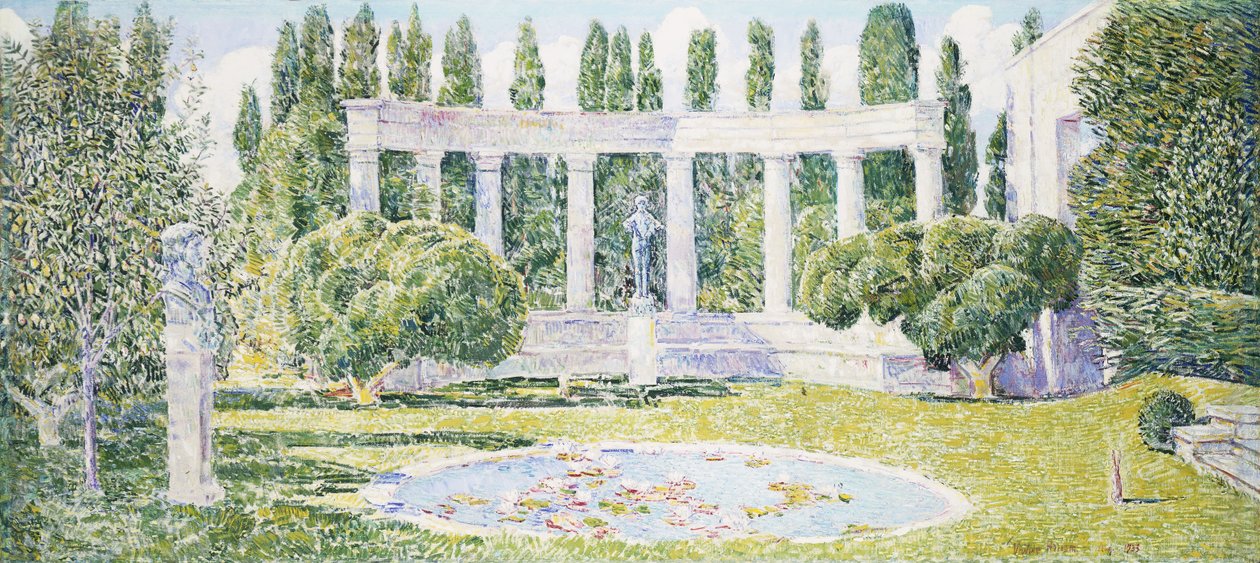 The Bartlett Gardens, Amagansett by Childe Frederick Hassam